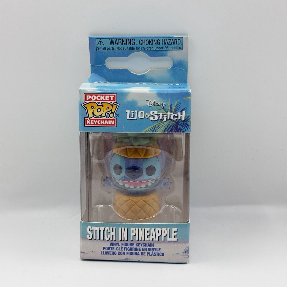 Funko Pocket Pop Disney Lilo & Stitch Pineapple Keychain 90673 2026 New